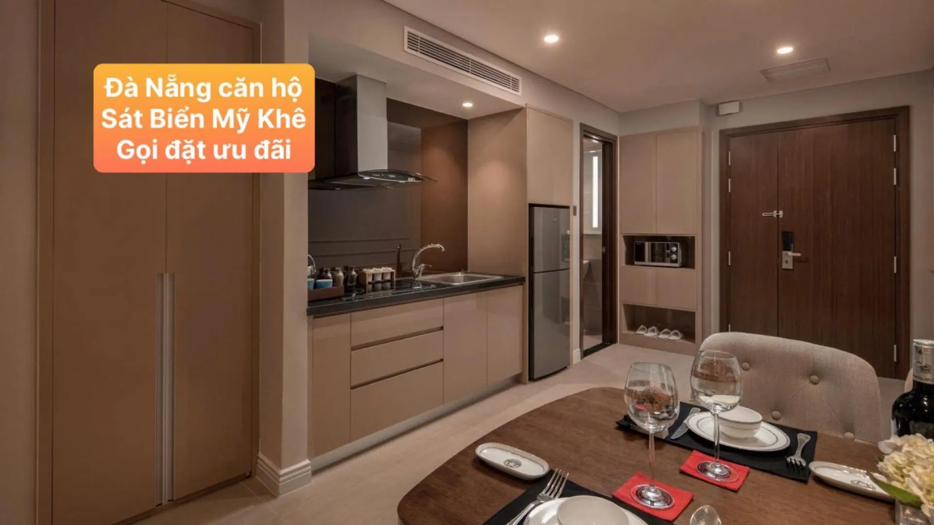 Can Ho Da Nang Gan Bien - Cach Bien My Khe Chi 5 Met Apartment
